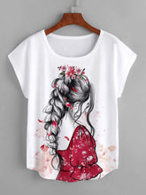 Figure Graphic Batwing Sleeve Tee